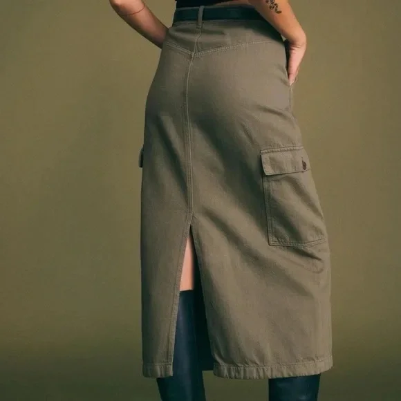 NWT Reformation Maggi Cargo Midi Skirt - Picture 3 of 6